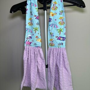 Colorful Beach Print Towel Scarf